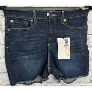 Levi Strauss & Co. Gold Label Juniors High Rise Shortie Cut Off Shorts size 17